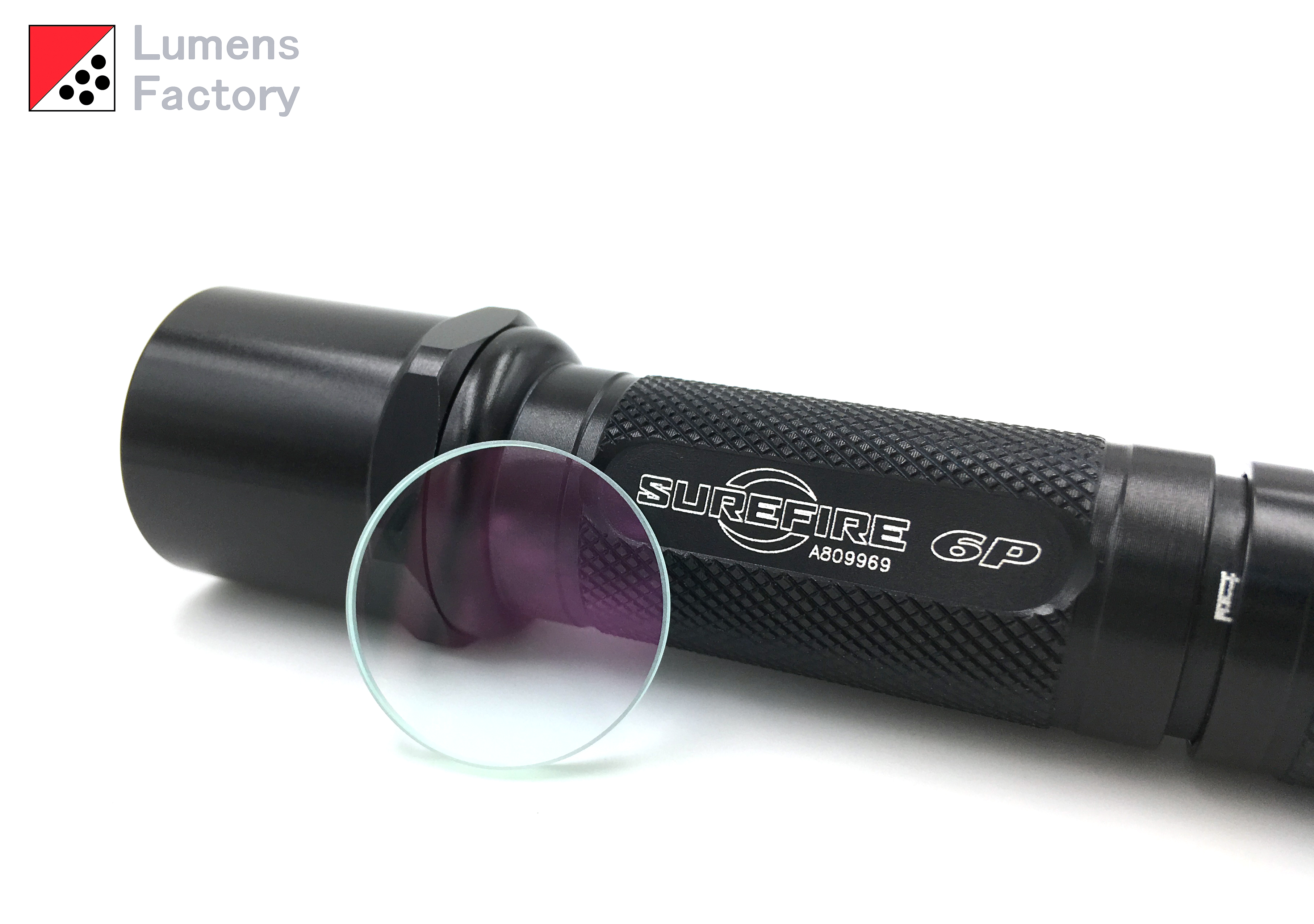 Surefire Head Unit (6P, C2, C3, Z2, Z3, D2, D3) Tempered UCL Lens, Optical