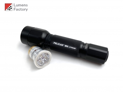 Pelican M6, M3 LED Upgrade Drop-in Module. Cool White, 1